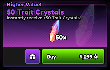 50 Trait Crystals